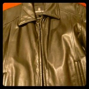 London fog leather jacket